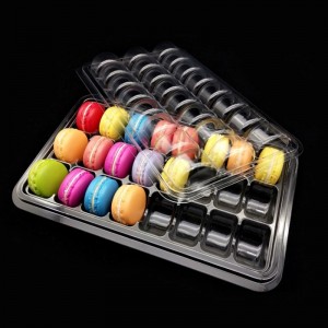 Оптовые нестандартные размеры macarons box clear candy разлагаемый ланч-бокс